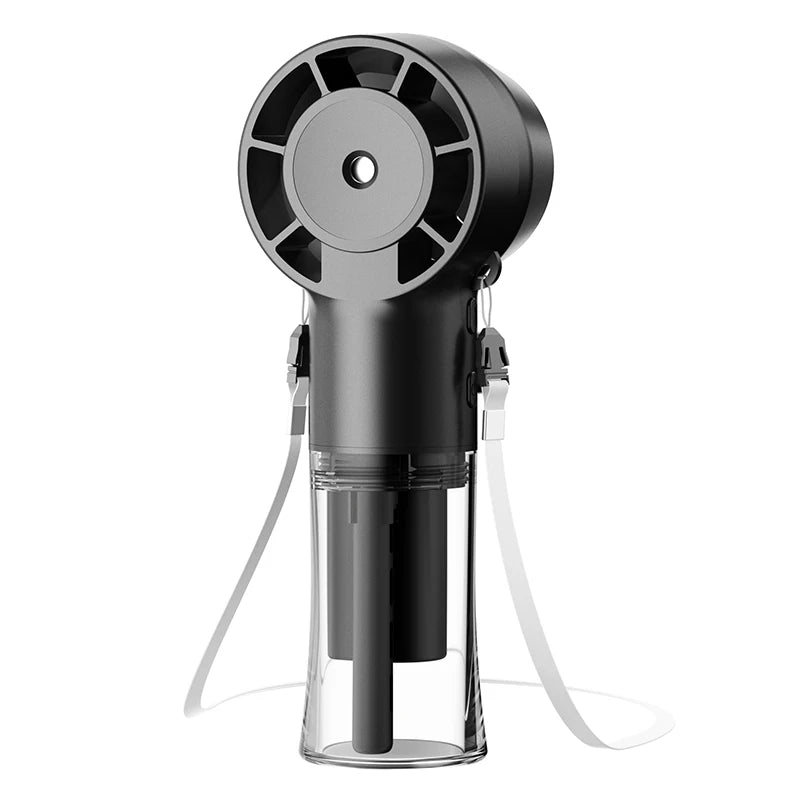 Ventilador de Mano con Pulverizador de Agua Portátil