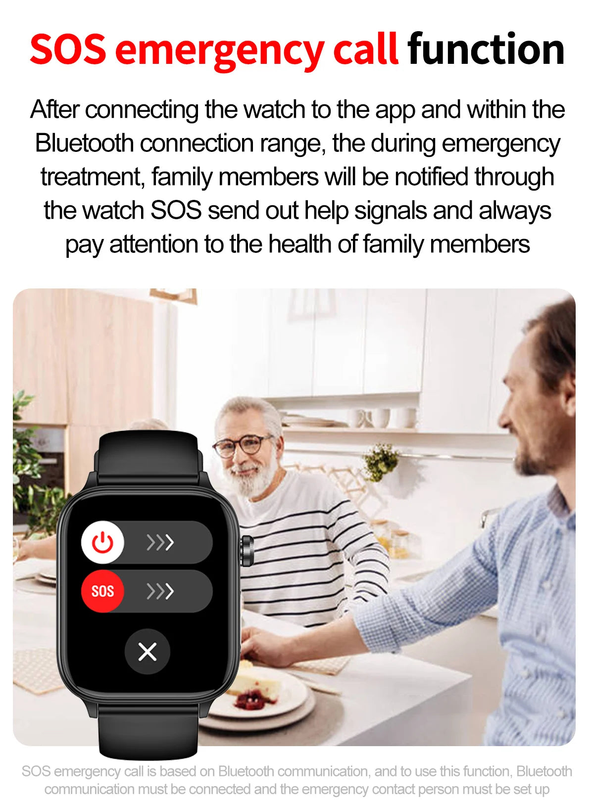 Smartwatch con Diagnóstico AI y ECG para Hombre