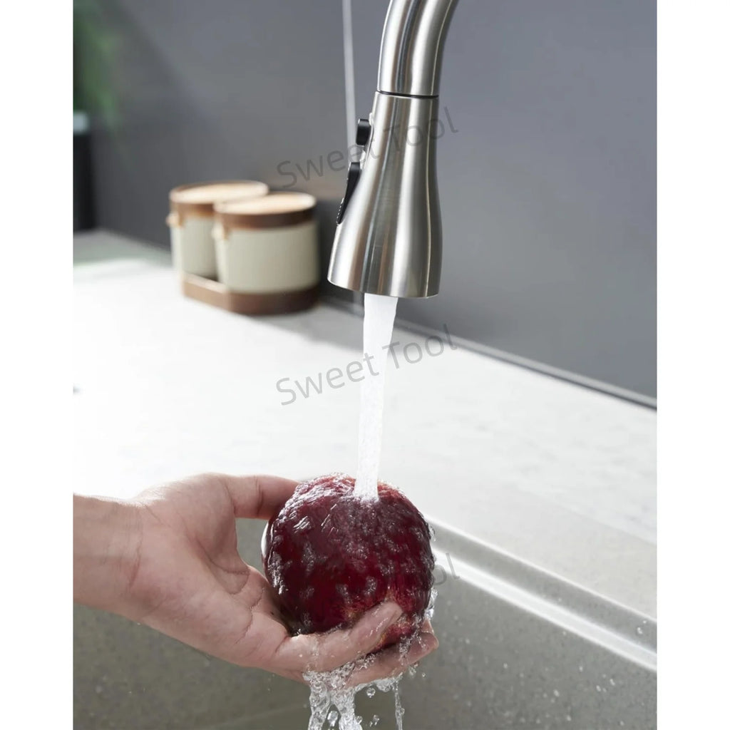 Cabezal Rociador de Repuesto para Grifo de Cocina, Rociador Extraíble para Grifo, Boquilla Rociadora para Grifo de Cocina con 3 Funciones