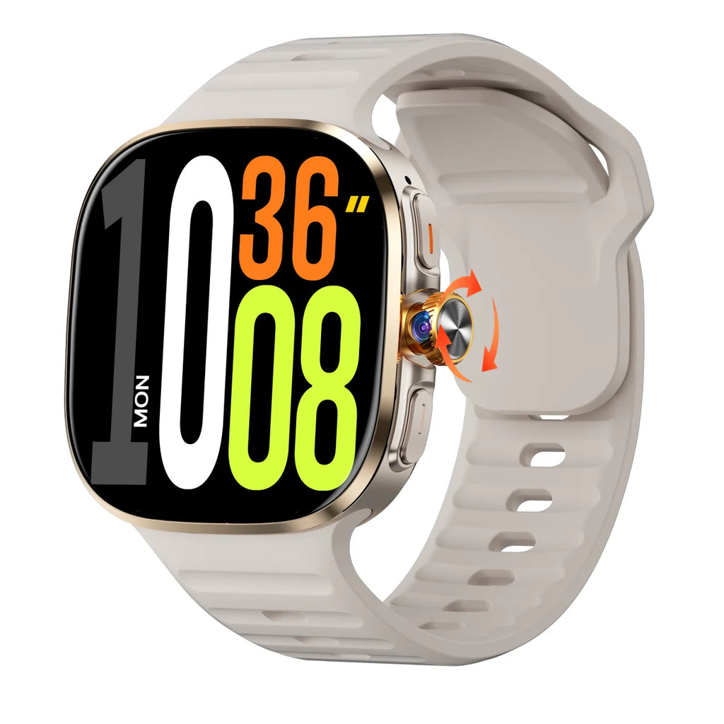 Reloj inteligente M99 Original con pantalla Amoled de 2,4 pulgadas, tarjeta Sim 4G/5G, GPS, WIFI 190 °   Reloj inteligente Android 10.0 con juego de cámara giratoria