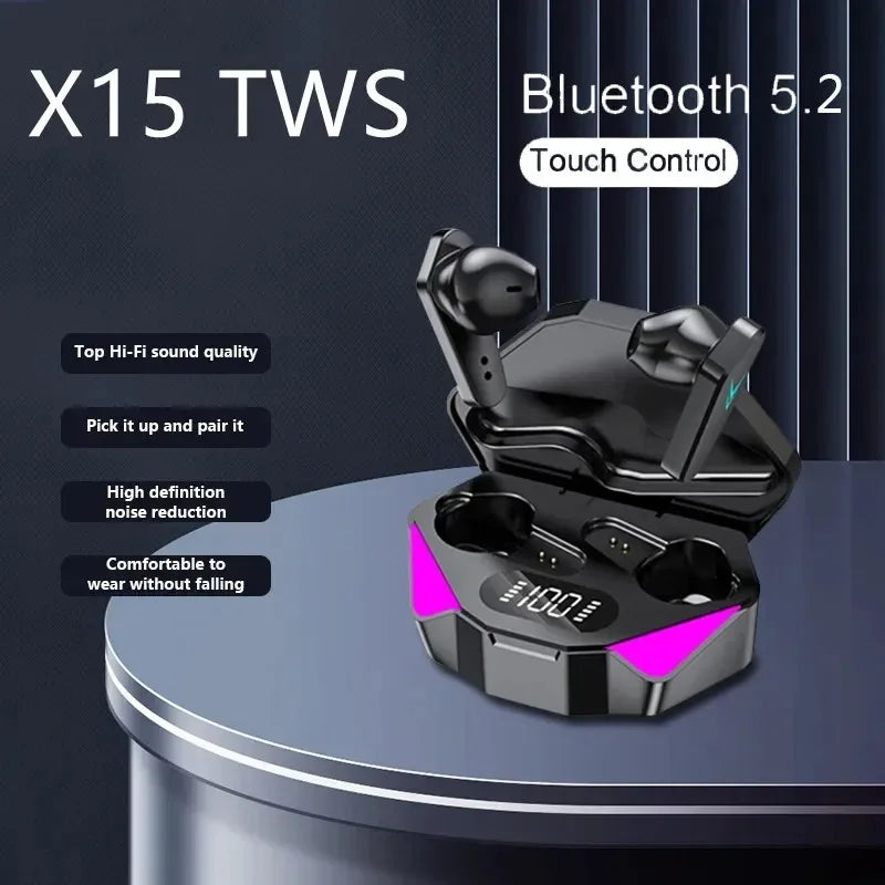 Auriculares Bluetooth TWS X15 Inalámbricos con Micrófono