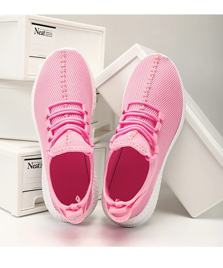 Zapatillas de correr transpirables para hombre, zapatos informales con plataforma a la moda para hombre, zapatos vulcanizados ligeros para mujer, zapatillas antideslizantes flexibles