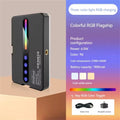 FANGTUOSI NUEVA Luz de Video RGB con Pantalla, Mini Luz de Relleno para Cámara, Iluminación para Selfies, Recargable, Regulable, con Montura Hot Shoe