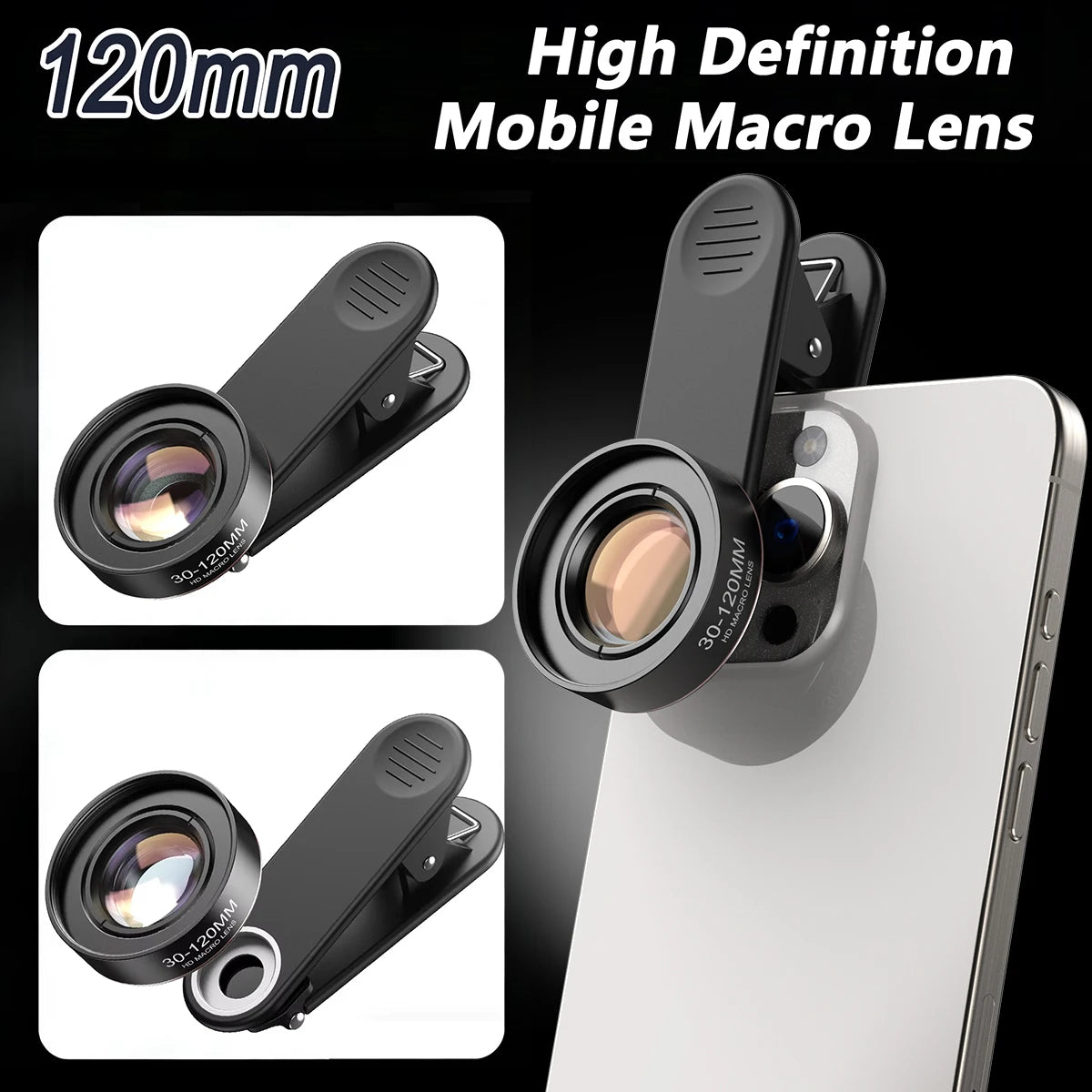 Lente Macro Universal para Teléfono con Filtros CPL y Starlight