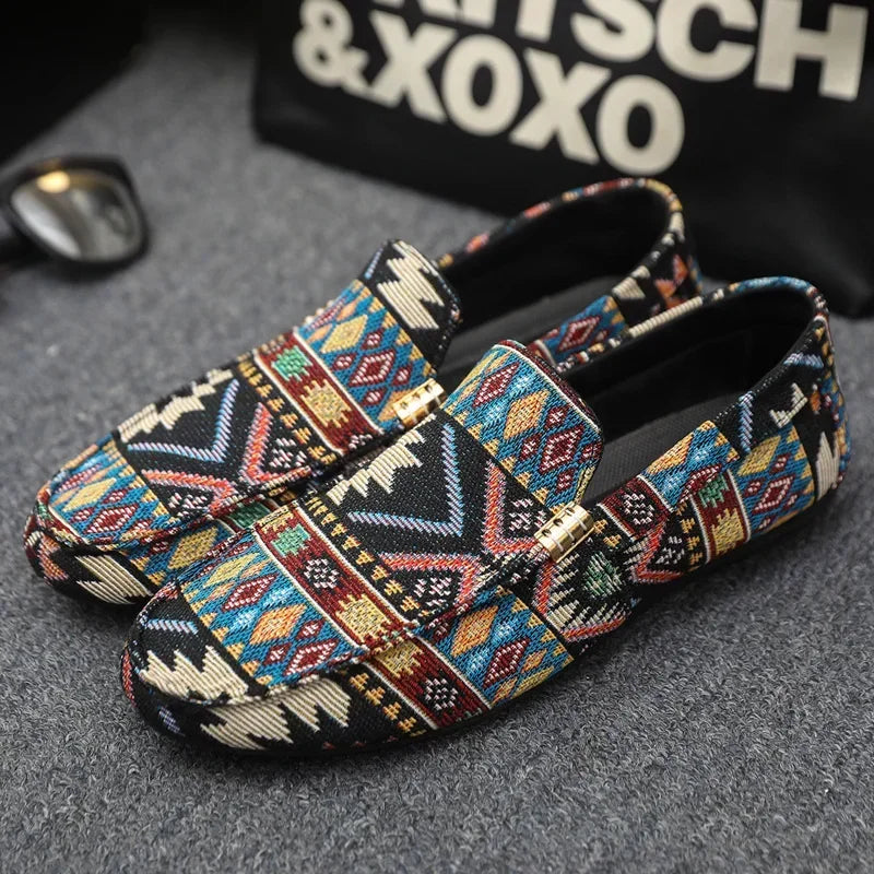 Zapatos informales de verano para hombre, mocasines transpirables para hombre, zapatos perezosos, zapatillas cómodas para caminar, zapatos planos antideslizantes para conducir