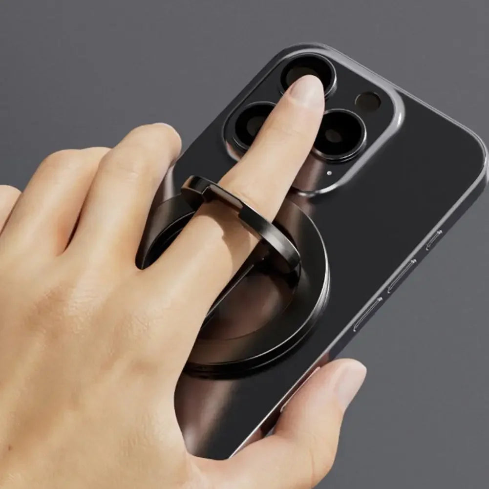 Soporte Magnético de Doble Cara para Teléfono con MagSafe, Anillo Magnético Plegable y Portátil para Celulares, Accesorios para Teléfono, Soporte de Agarre