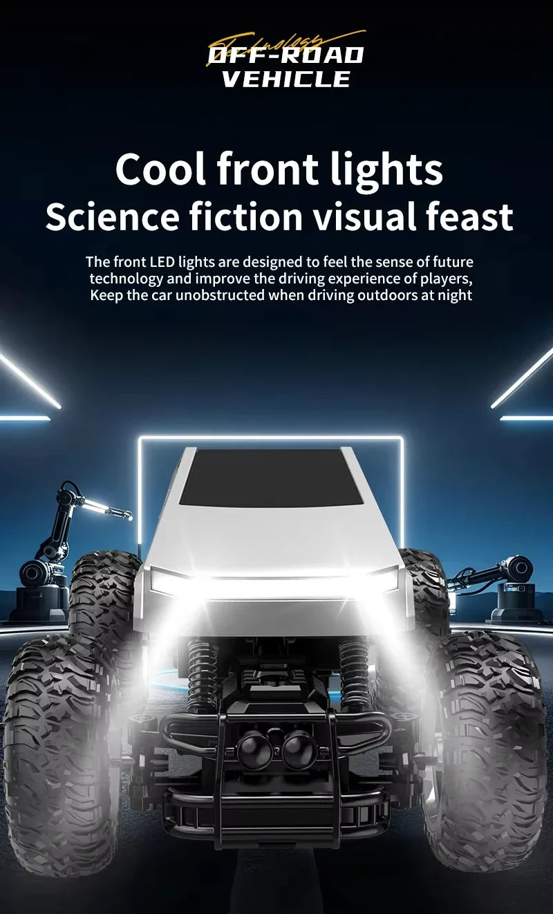 Camión RC Anfibio 4WD 1:16 con Giros 360° y Luces LED
