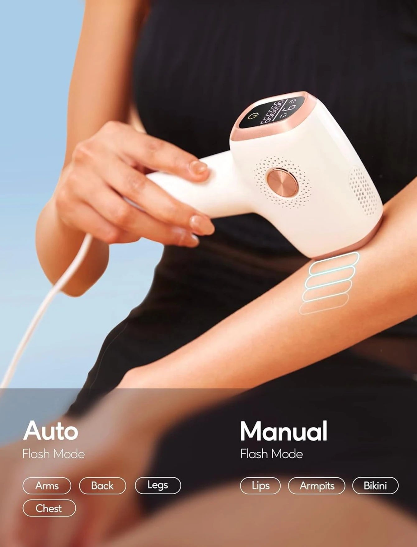 Depiladora IPL con Enfriamiento por Hielo