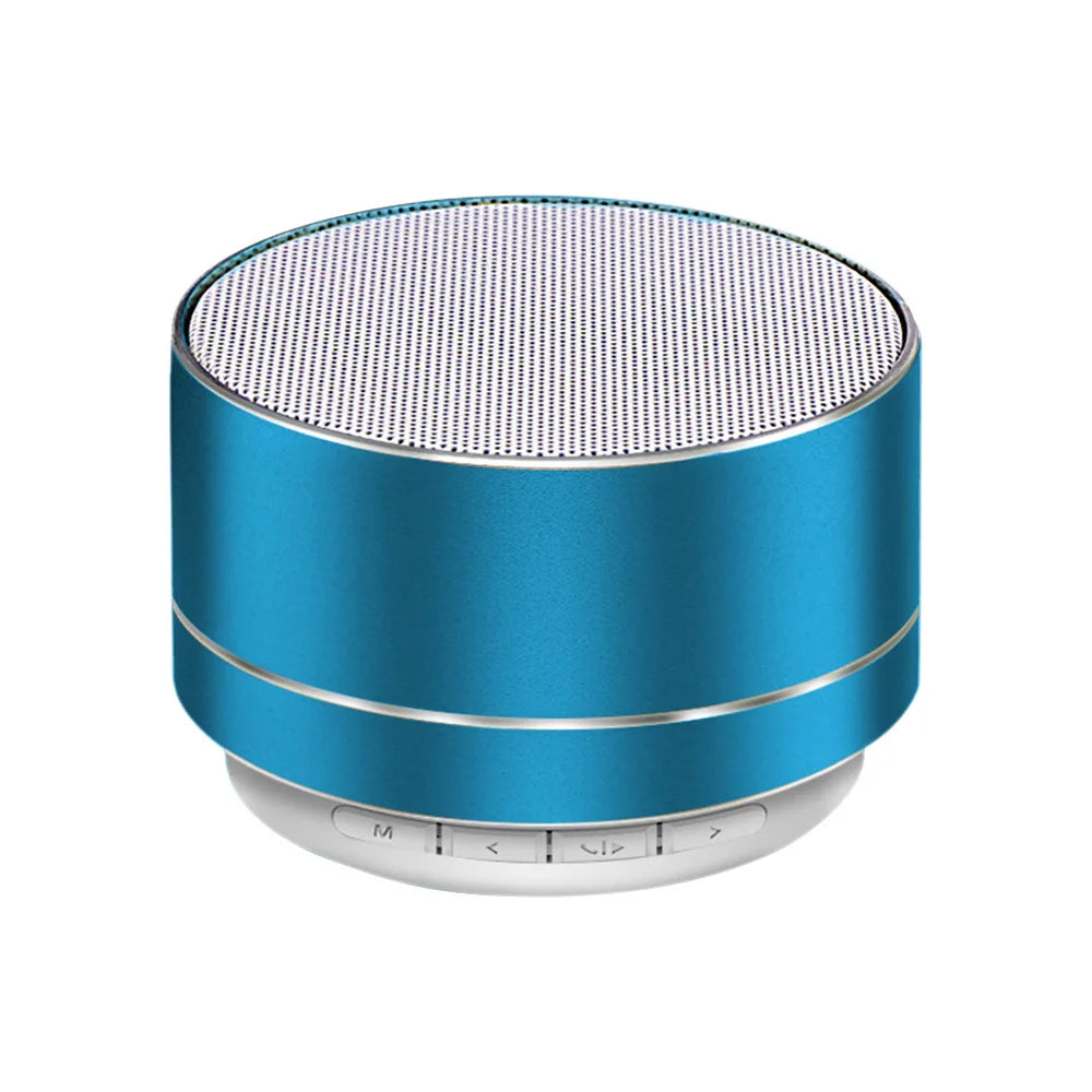 Altavoz Bluetooth inalámbrico A10, cañón de acero pequeño, Subwoofer, Mini tarjeta de regalo portátil, Altavoz Bluetooth, altavoces de Color para exteriores
