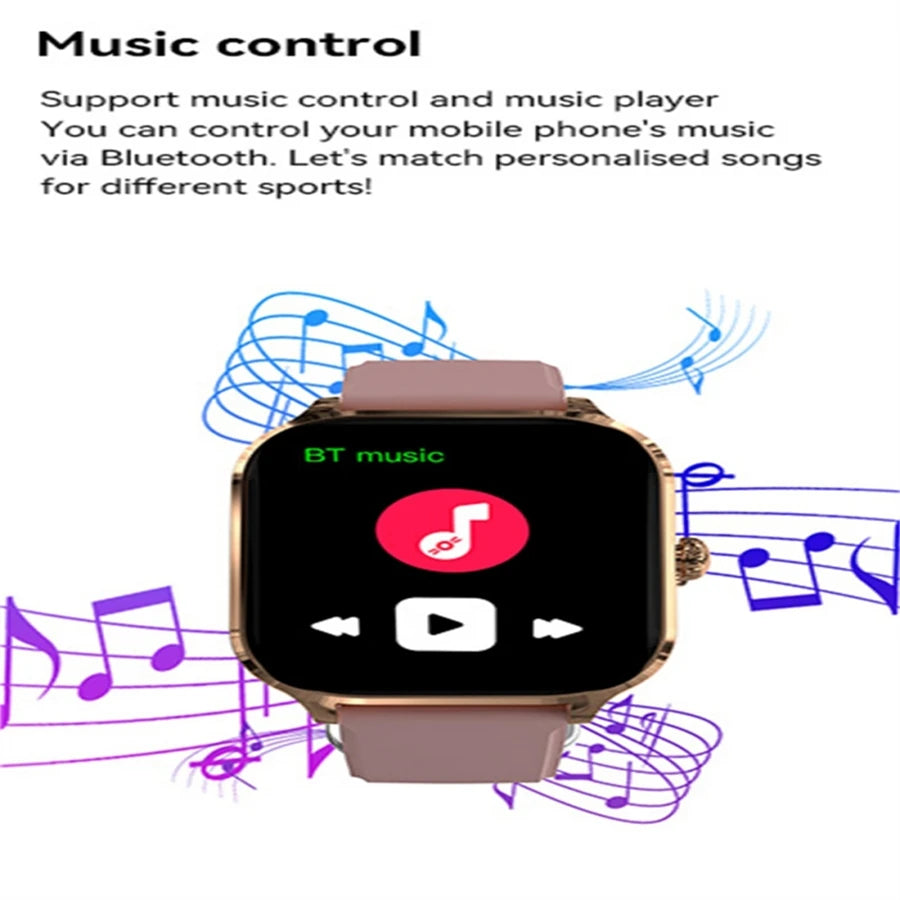 Reloj Inteligente con Pantalla HD 2.01 Pulgadas y Llamadas Bluetooth