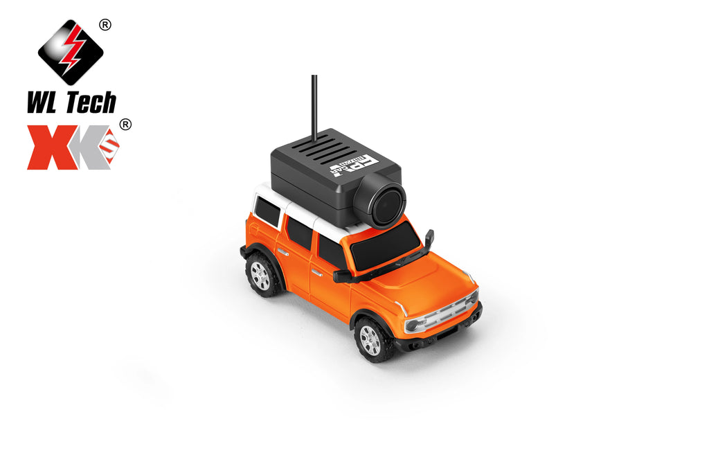 Mini Coche RC 1:64 WLtoys con Cámara FPV HD y Giroscopio