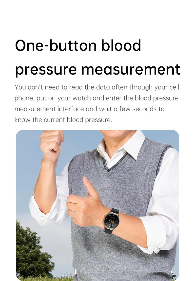 GEJIAN Reloj Inteligente ECG HRV IP67