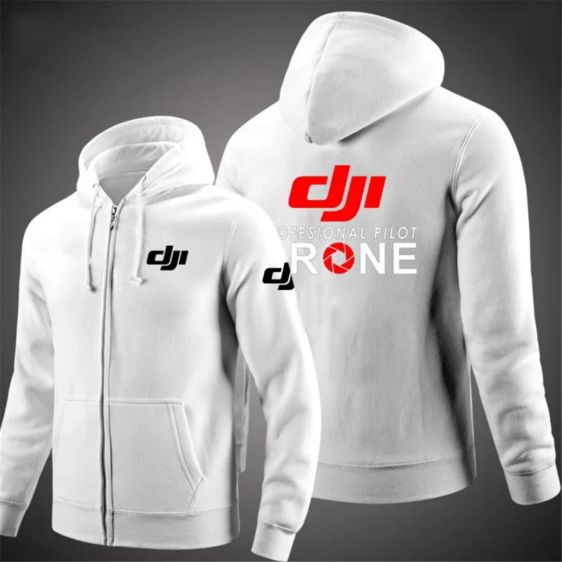Sudadera con Capucha DJI Pilot para Hombre, Color Sólido