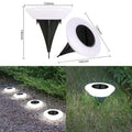 Luz Solar para Jardín, Paquete de 1/2/3/4 Unidades, Impermeable para Exteriores, Lámpara para Caminos, Iluminación de Paisaje para Patio, Entrada y Pasillos