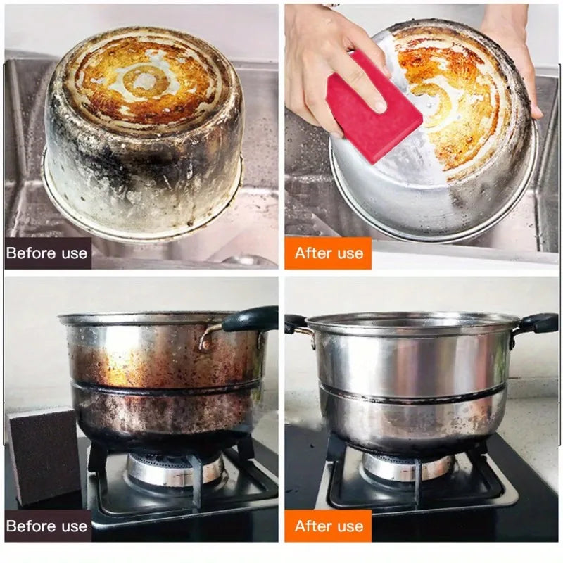Estropajo de Doble Cara, Grueso y Anti-Rayaduras, para Parrilla Exterior, Fregadero de Cocina, Utensilios Metálicos, Estropajo de Limpieza de Alta Resistencia, Cepillo de Limpieza