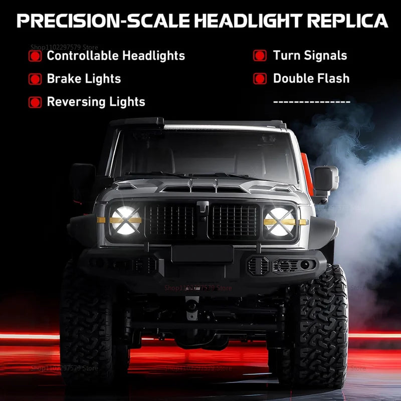 Crawler RC a escala 1/12 MN-300: camión todoterreno 4x4 con control remoto de 2,4 GHz. Modelo MN300 para niños y adultos, ideal como regalo para aficionados