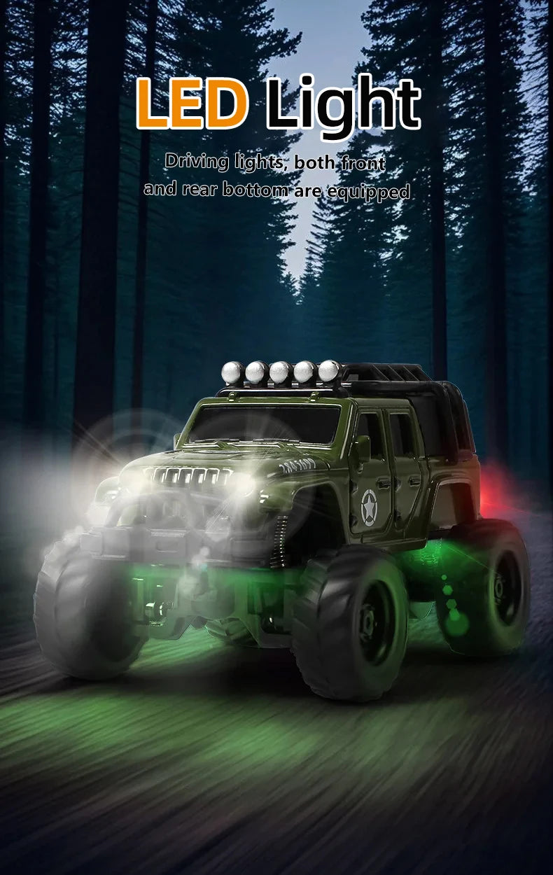 Mini Auto RC 1/64 Crawler Todoterreno con Control App