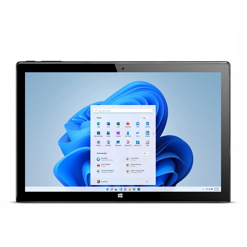 Tablet PC AR20 de 10.1 Pulgadas con Windows 11, 4 GB de RAM DDR, 64 GB, Intel Celeron N3350 de Cuatro Núcleos, 1920 x 1200 HD IPS, HD-MI, Tipo-C, Cámaras Duales
