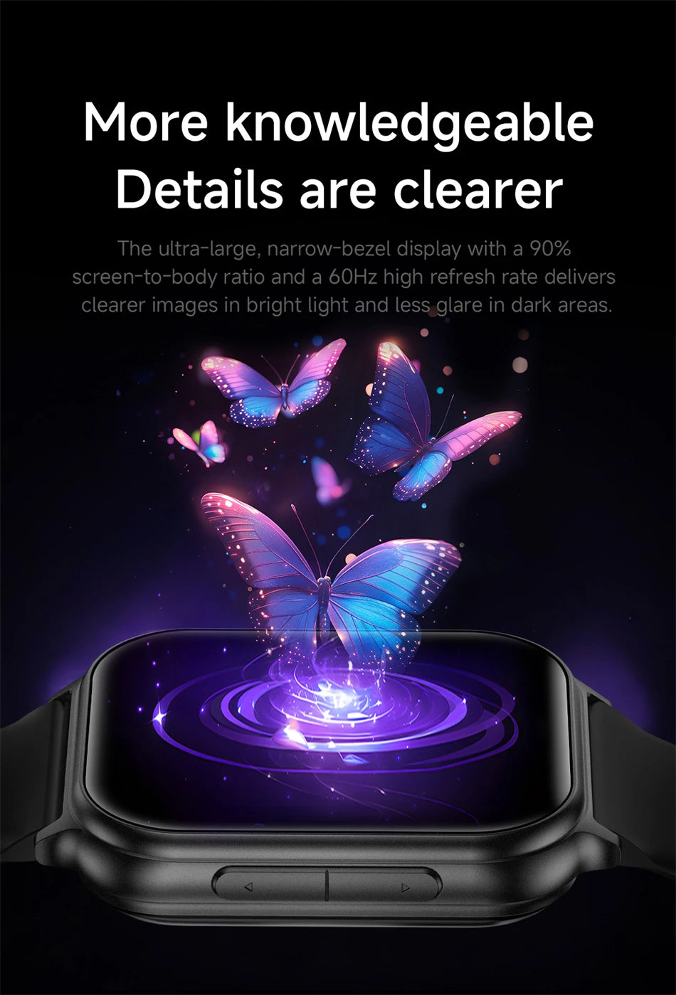Smartwatch LIGE 1.83" AMOLED con Llamadas Bluetooth y Monitor de Salud
