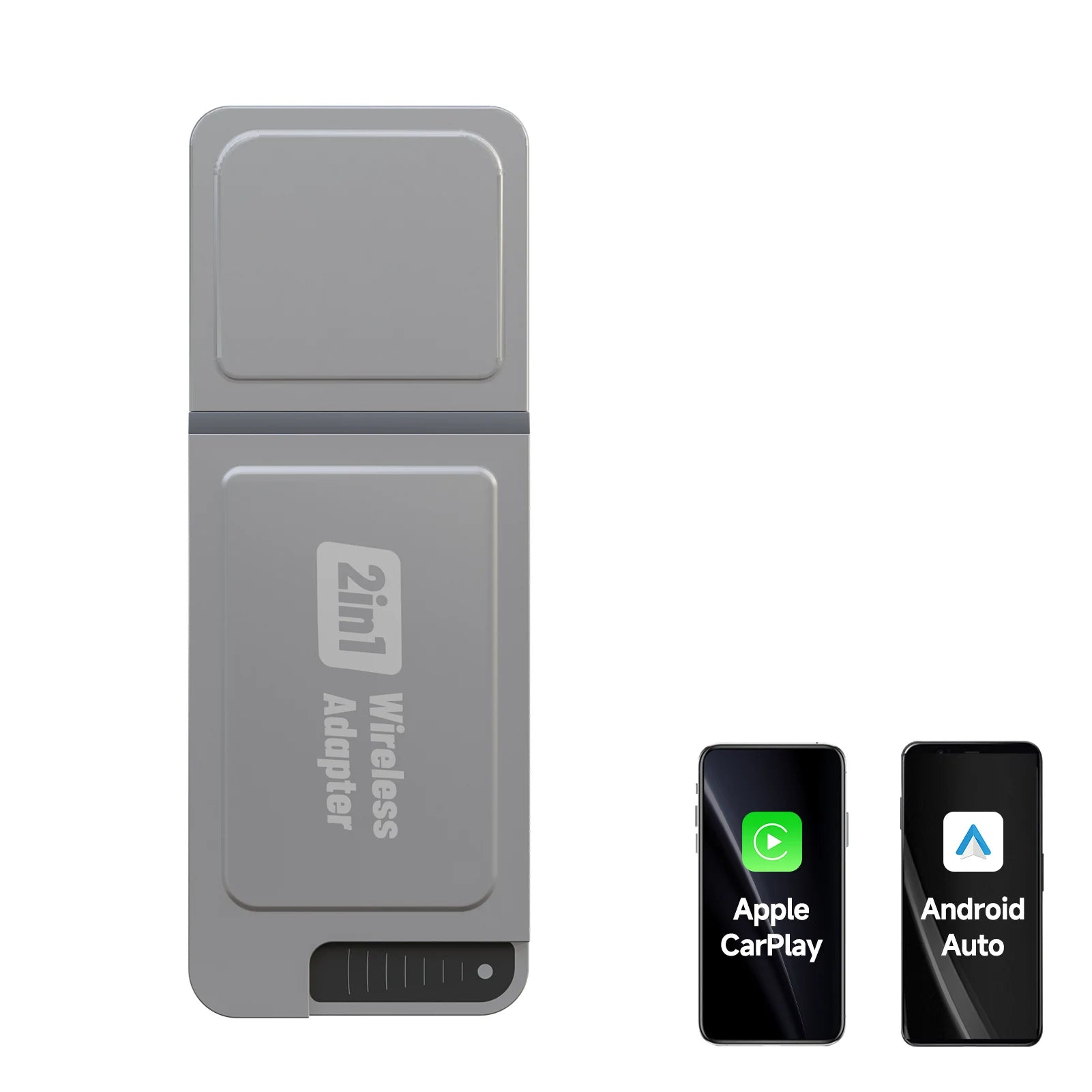 Adaptador Inalámbrico CarPlay y Android Auto 2025 sin Retraso