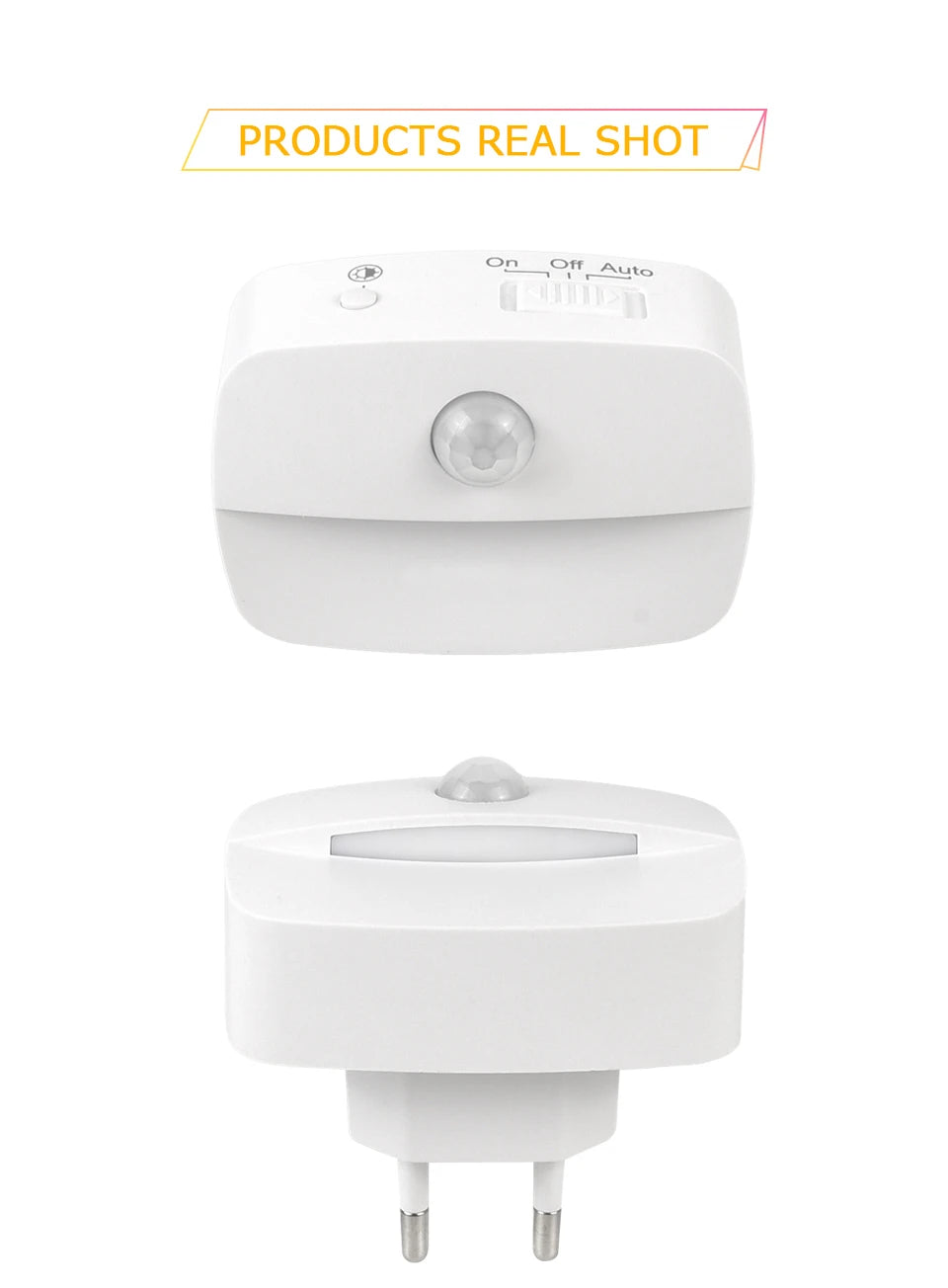 Luz LED Nocturna con Sensor de Movimiento para Enchufe