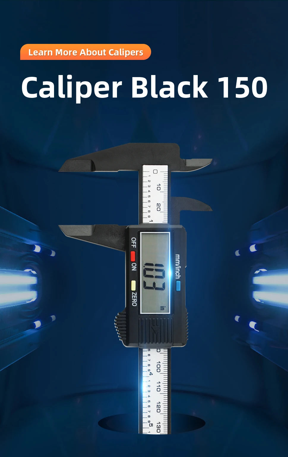 Calibrador de plástico pacômetro calibrador Digital regla electrónica Vernier calibre Digital herramienta de medición calibrador Digital micrómetro