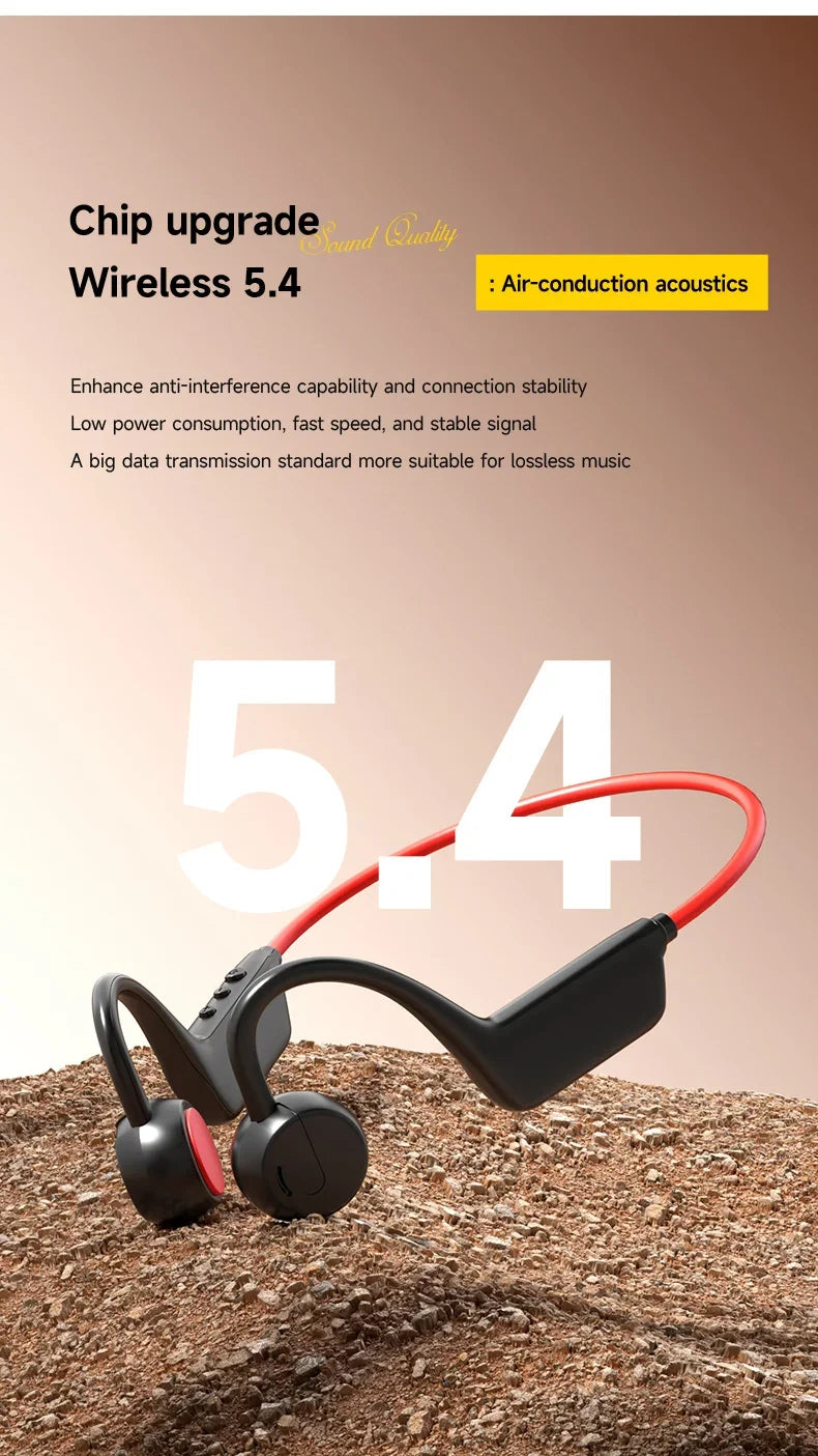 Auriculares de Conducción Ósea IPX8 Bluetooth Deportivos