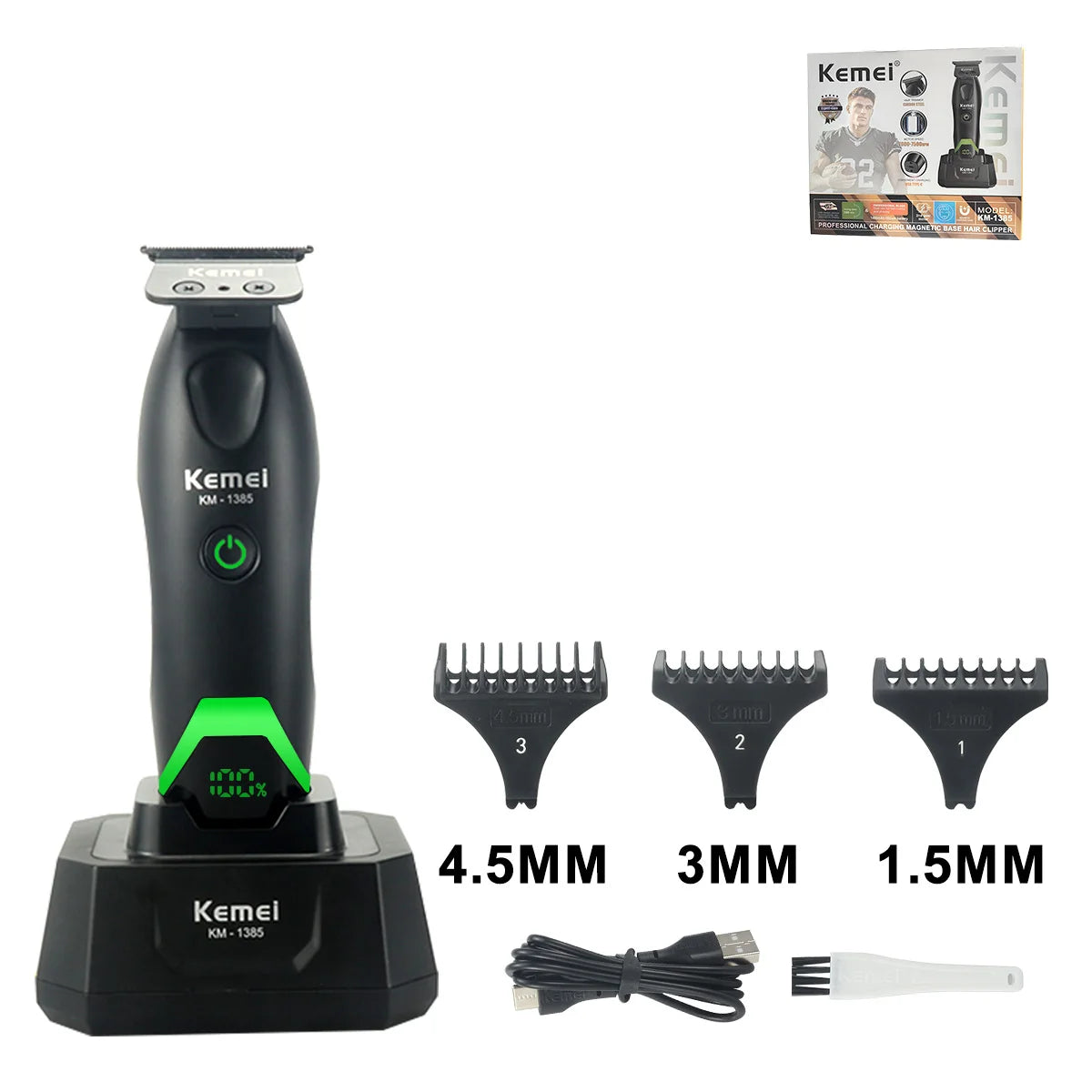 Cortadora de Pelo Profesional para Hombre, Cuchilla DLC, Motor DCM 7500 RPM