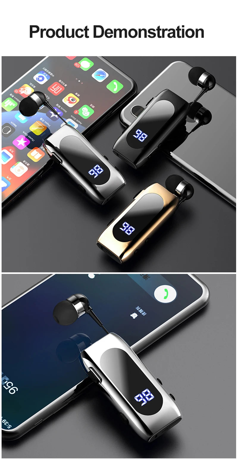 K55 Auriculares Bluetooth con Pantalla LED Digital