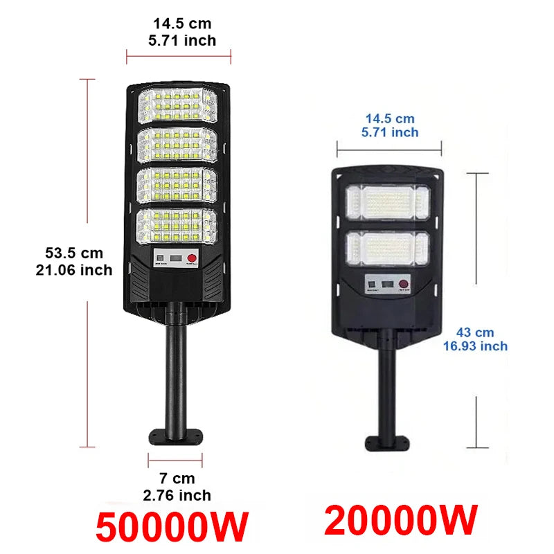 Reflector Solar LED con Sensor de Movimiento para Jardín, Impermeable IP65