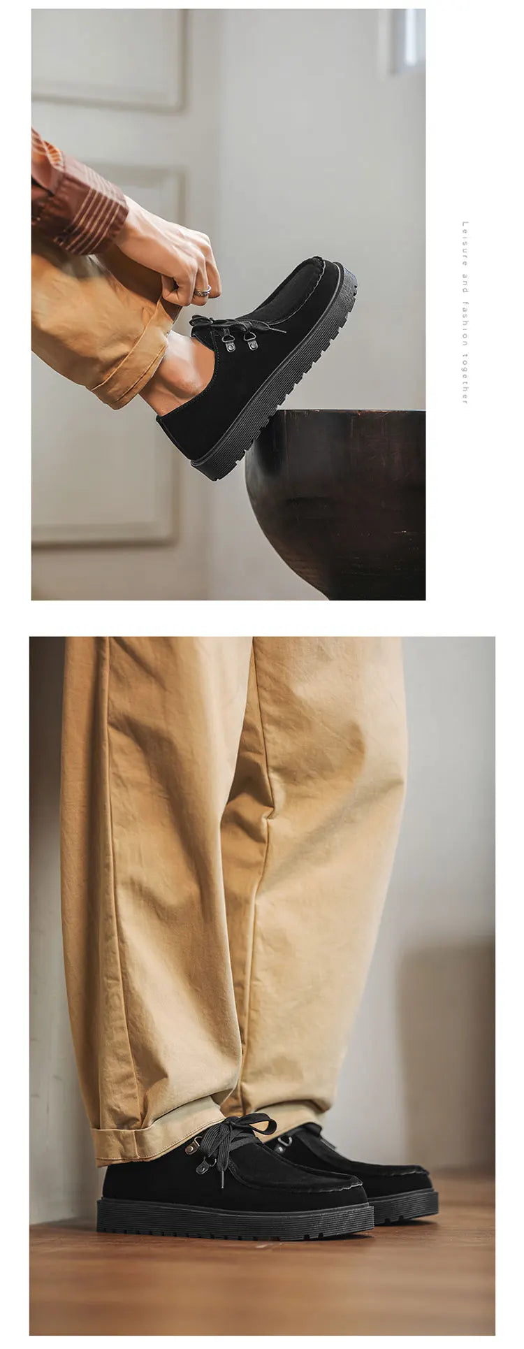 Zapatos descalzos con punta ancha para hombre, calzado informal retro clásico, zapatos ligeros para deportes al aire libre, zapatos para caminar, zapatos de trabajo de suela gruesa de color caqui