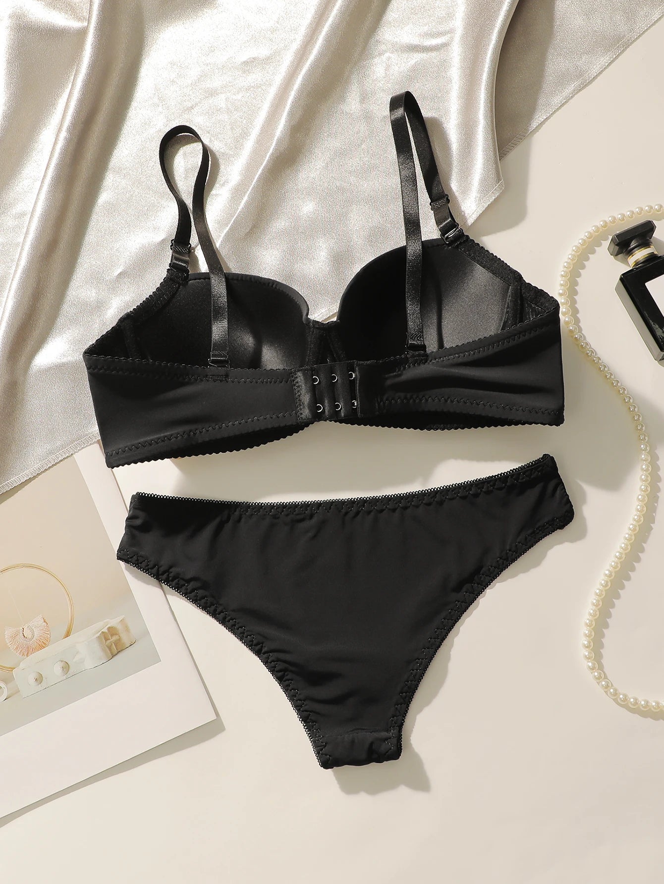 Conjunto de Sujetador Push Up y Bragas para Mujer