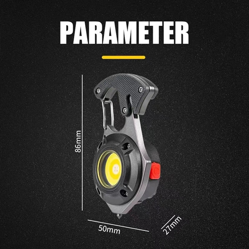 Micro Linterna LED Multiherramienta de Llavero