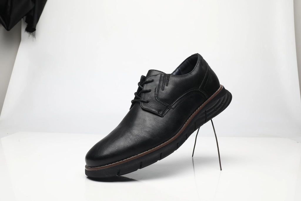 Zapatos Casuales de Cuero para Hombre con Cordones