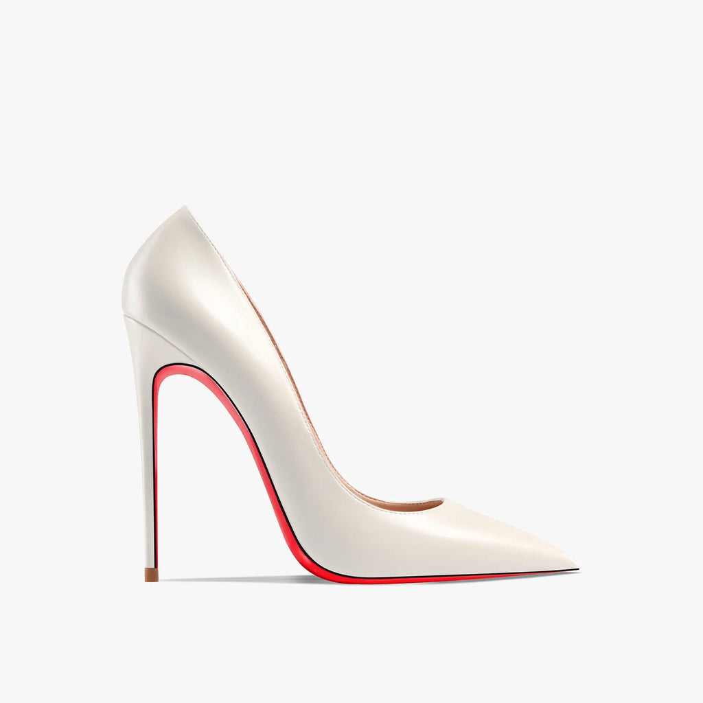 Zapatos de Tacón Alto de Punta Fina para Mujer – Cuero Mate