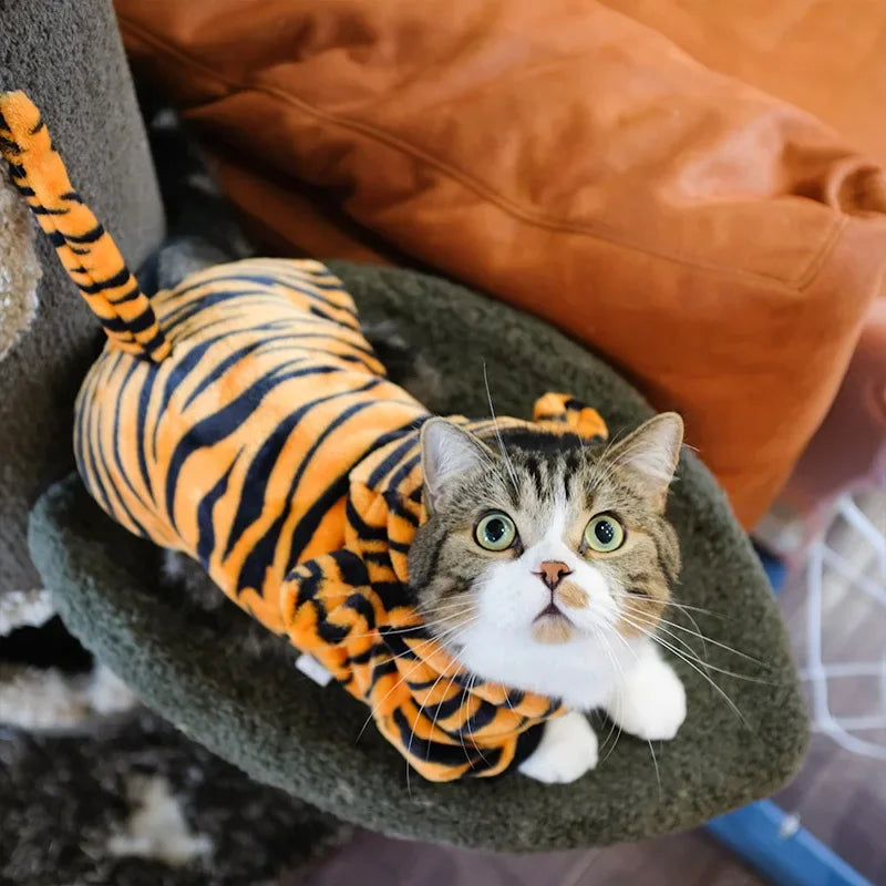 Disfraz Cosplay para Mascotas - Abrigo de Forro Polar para Perros y Gatos