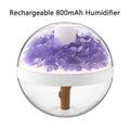 Humidificador de Flores Eternas con Luz Ambiente