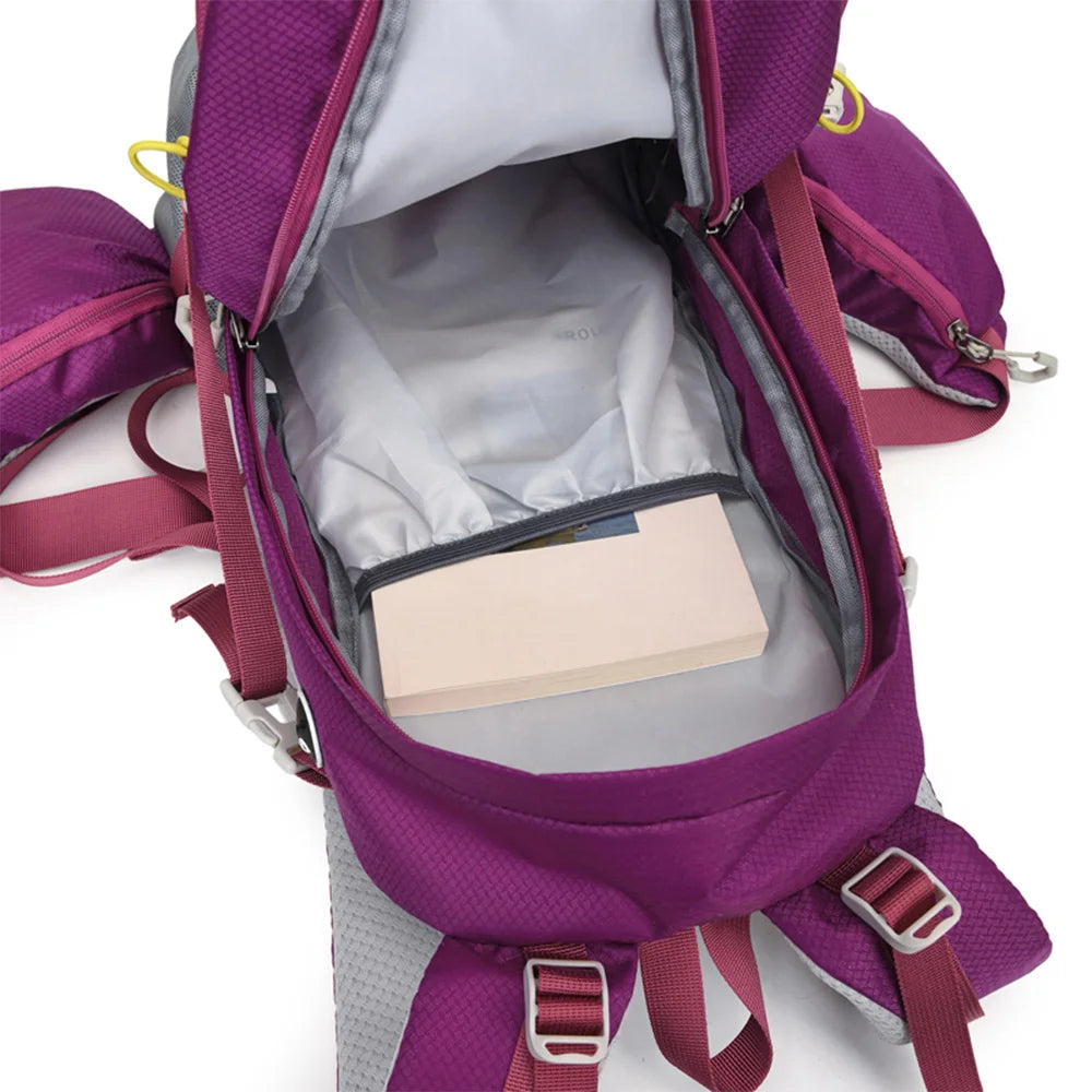 Mochila Multifuncional para Senderismo al Aire Libre, Ligera y Transpirable, Apta para Montañismo, Camping y Uso Diario