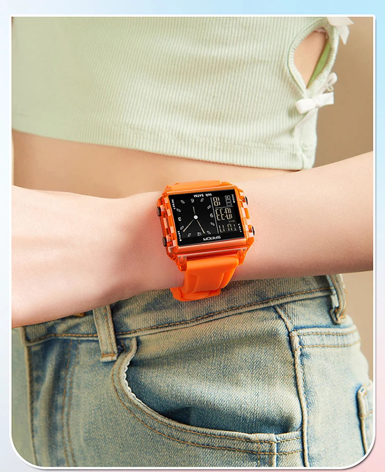 Reloj Digital SANDA Deportivo para Hombre Multifunción Luminoso