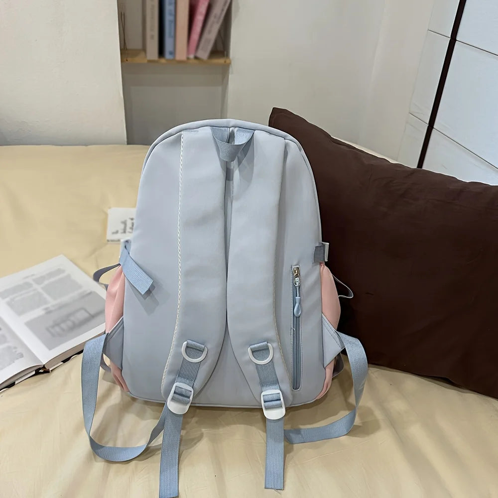 Conjunto de bolsos para mujer, bolsa para el dolor de dos piezas (precioso un tipopo y debe ser mochila), mochila de temporada de regreso a la escuela, mochila bonita y ligera de encaje