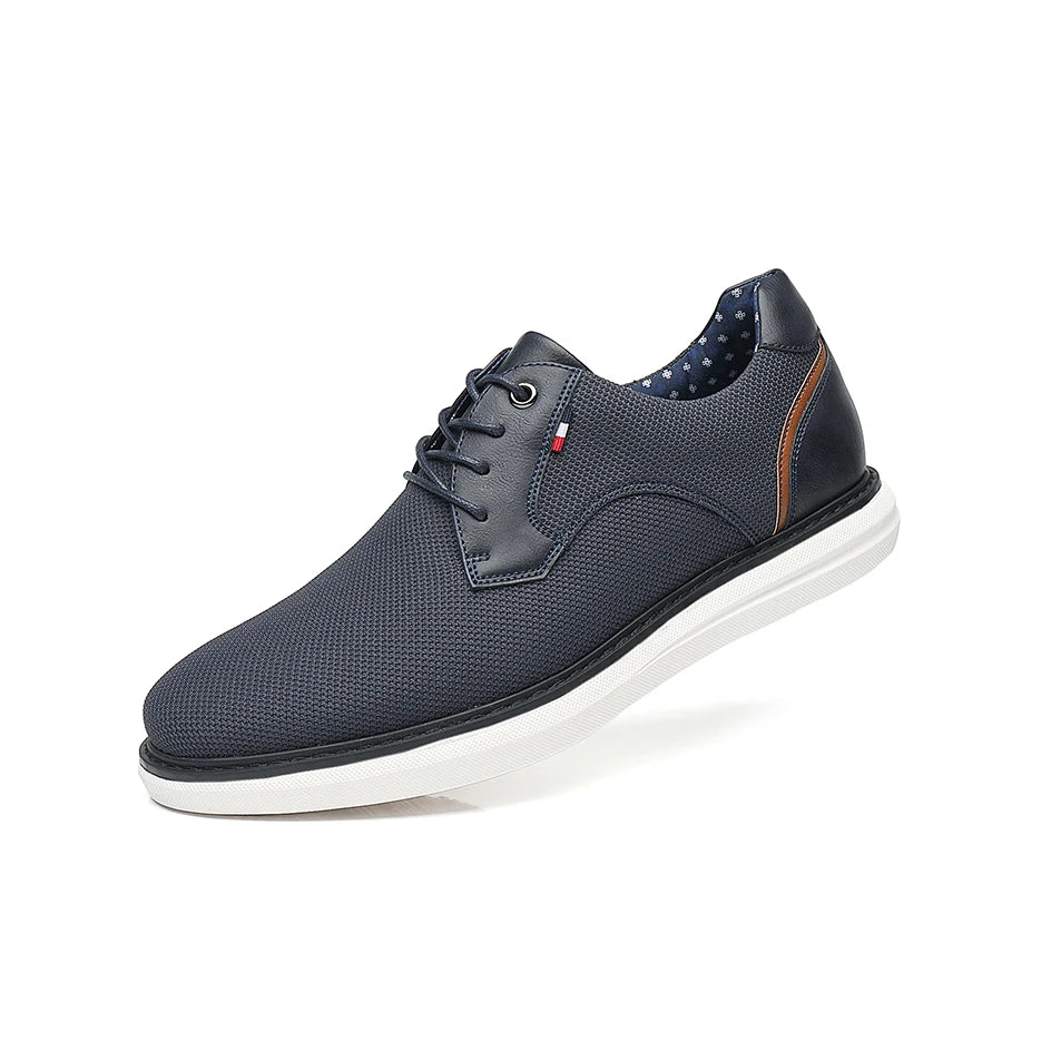 Zapatos de Hombre, Zapatos Casuales de Marca de Lujo, Cómodos, con Cordones, Estilo Ejecutivo, Zapatos de Vestir BHKH