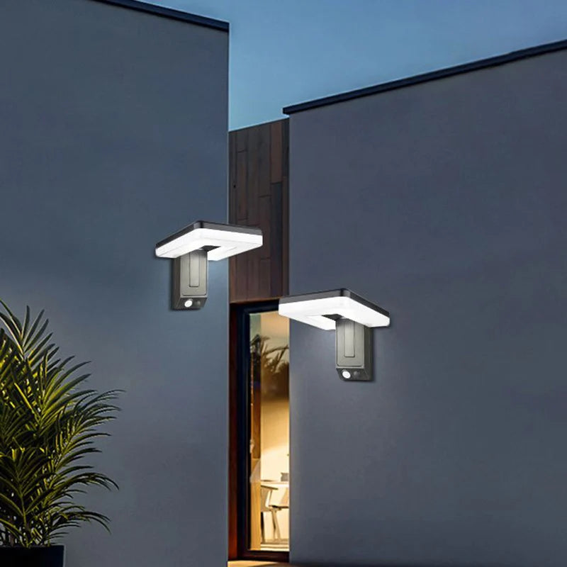 Lámpara Solar de Jardín LED con Sensor de Movimiento