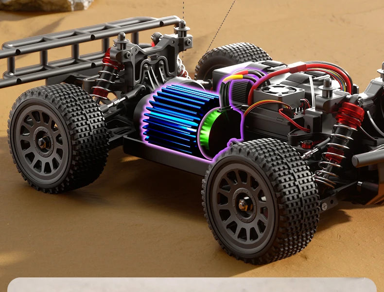 Coche RC Desierto Q130 1/14 4WD Alta Velocidad