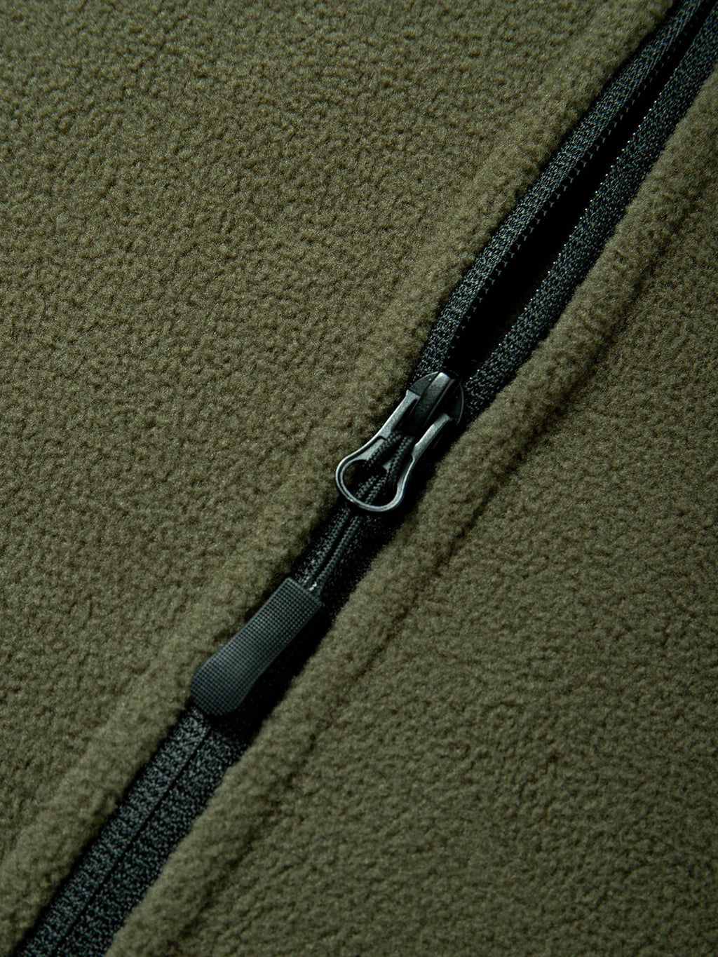 Chaqueta Polar Táctica con Capucha para Hombre | Cremallera Completa