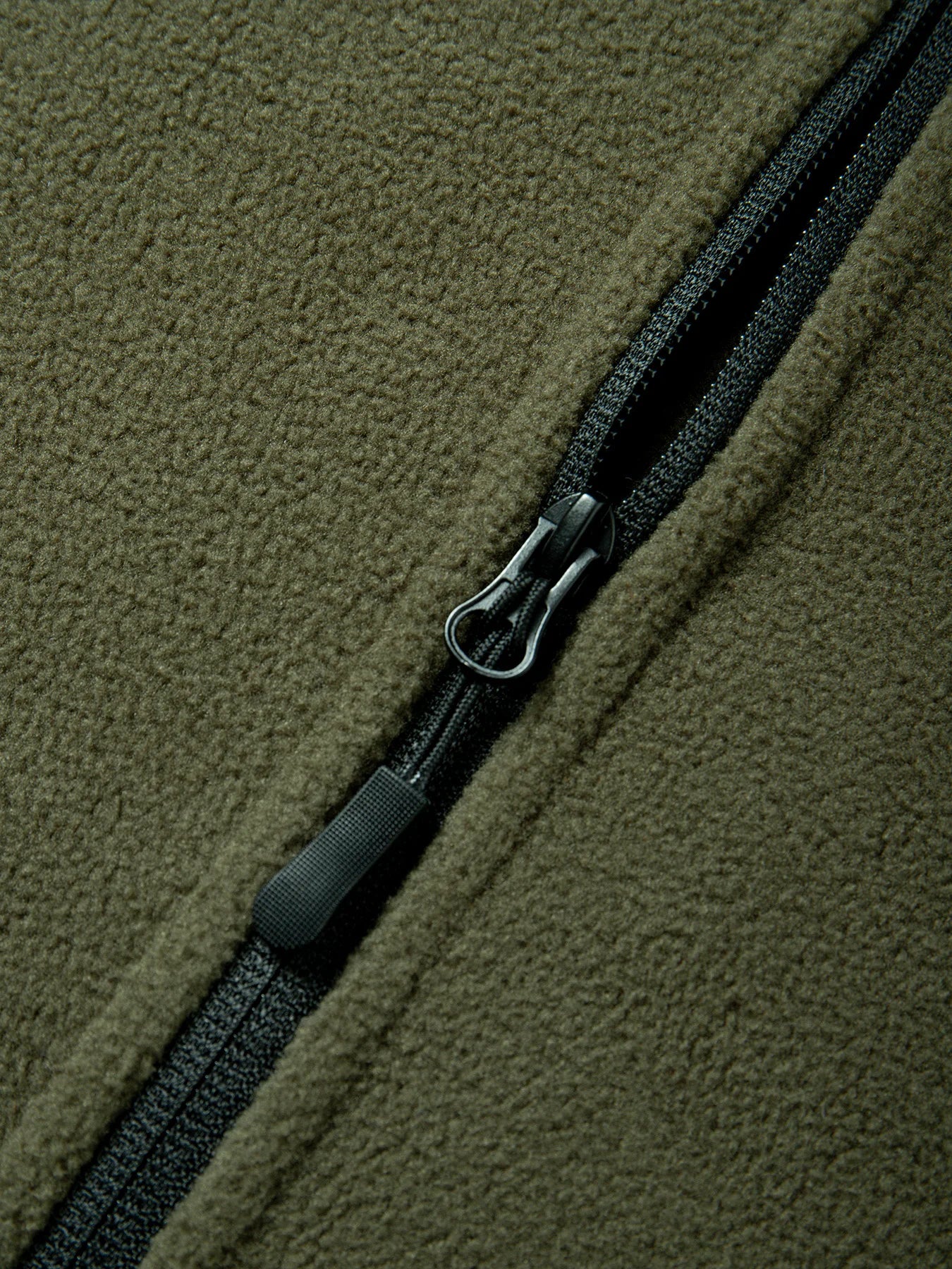 Chaqueta Polar Táctica con Capucha para Hombre | Cremallera Completa