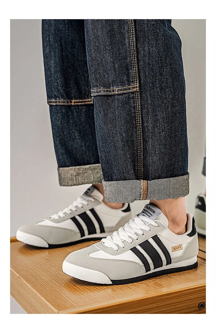 Zapatos Ligeros Estilo Forrest Gump para Hombre, Zapatillas Antideslizantes con Superficie Suave, Zapatos Casuales Retro Versátiles