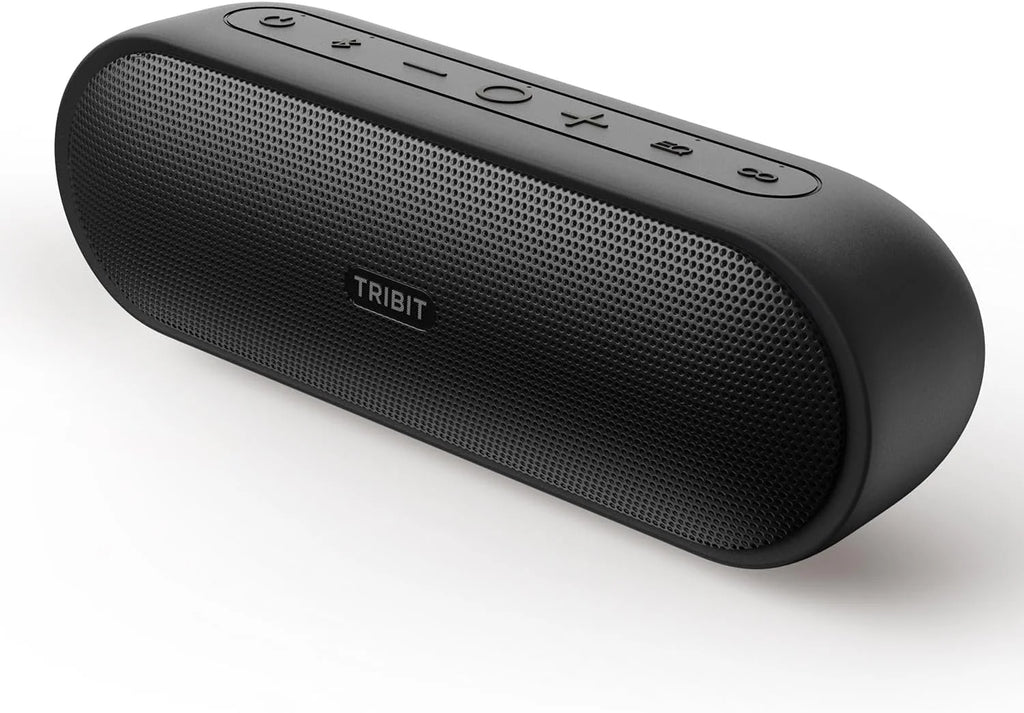 Altavoz Inalámbrico Portátil Tribit XSound Plus 2, 30W XBass, IPX7, 24 Horas de Reproducción, Sonido Estéreo, Micrófono Integrado para Viajes y Campamentos