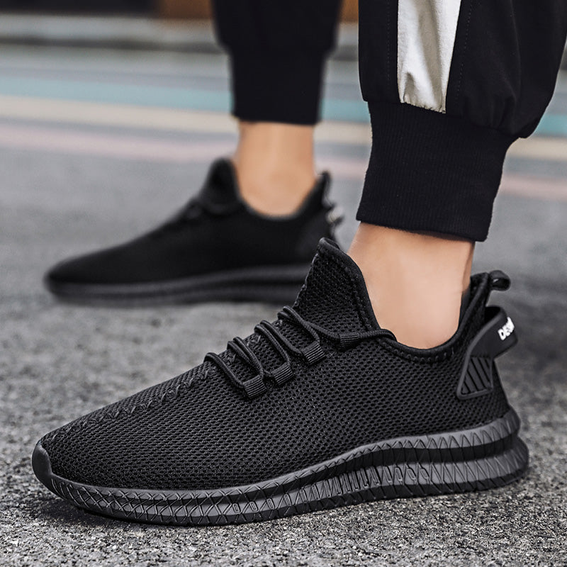 Zapatillas de correr transpirables para hombre, zapatos informales con plataforma a la moda para hombre, zapatos vulcanizados ligeros para mujer, zapatillas antideslizantes flexibles