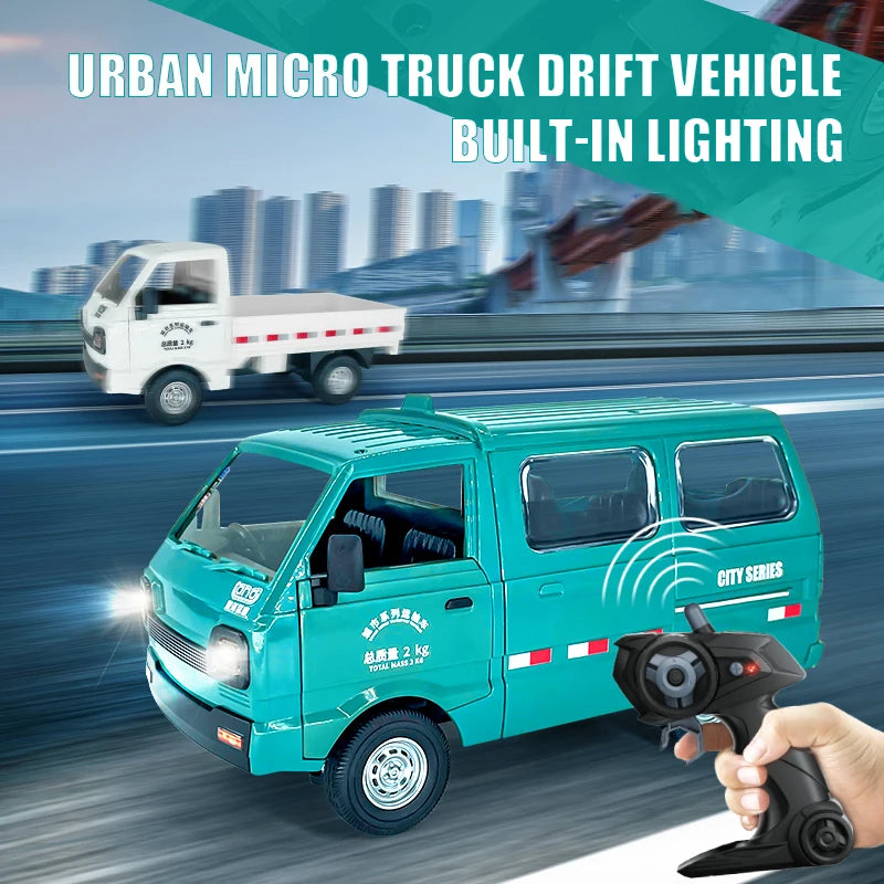 Camión de Carga RC 1:16 con Luces LED para Niños
