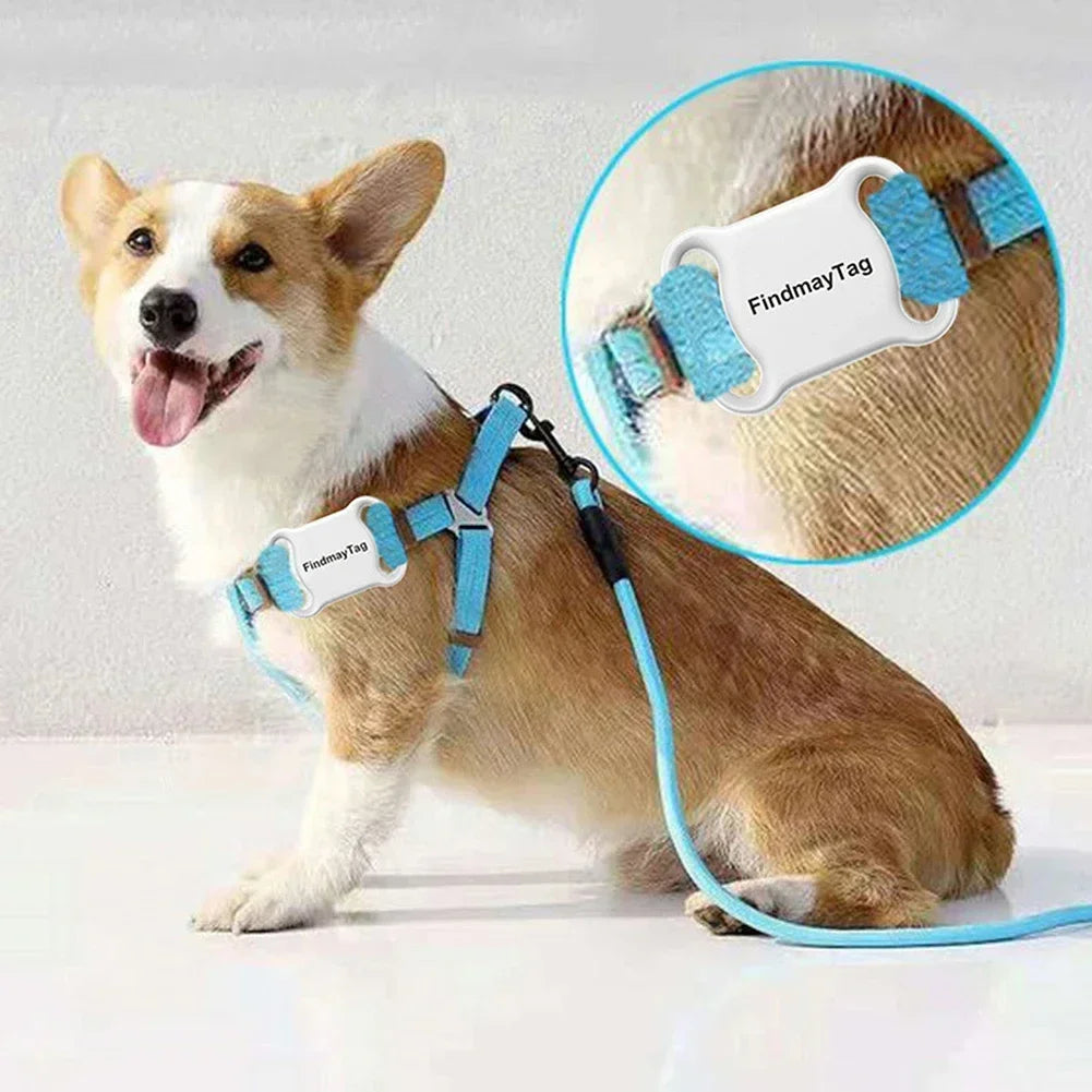 Rastreador Gps para gatos a prueba de agua, Mini Gps para mascotas antipérdida, ubicación Bluetooth, Collar rastreador Gps para Apple/Android, suministros para gatos
